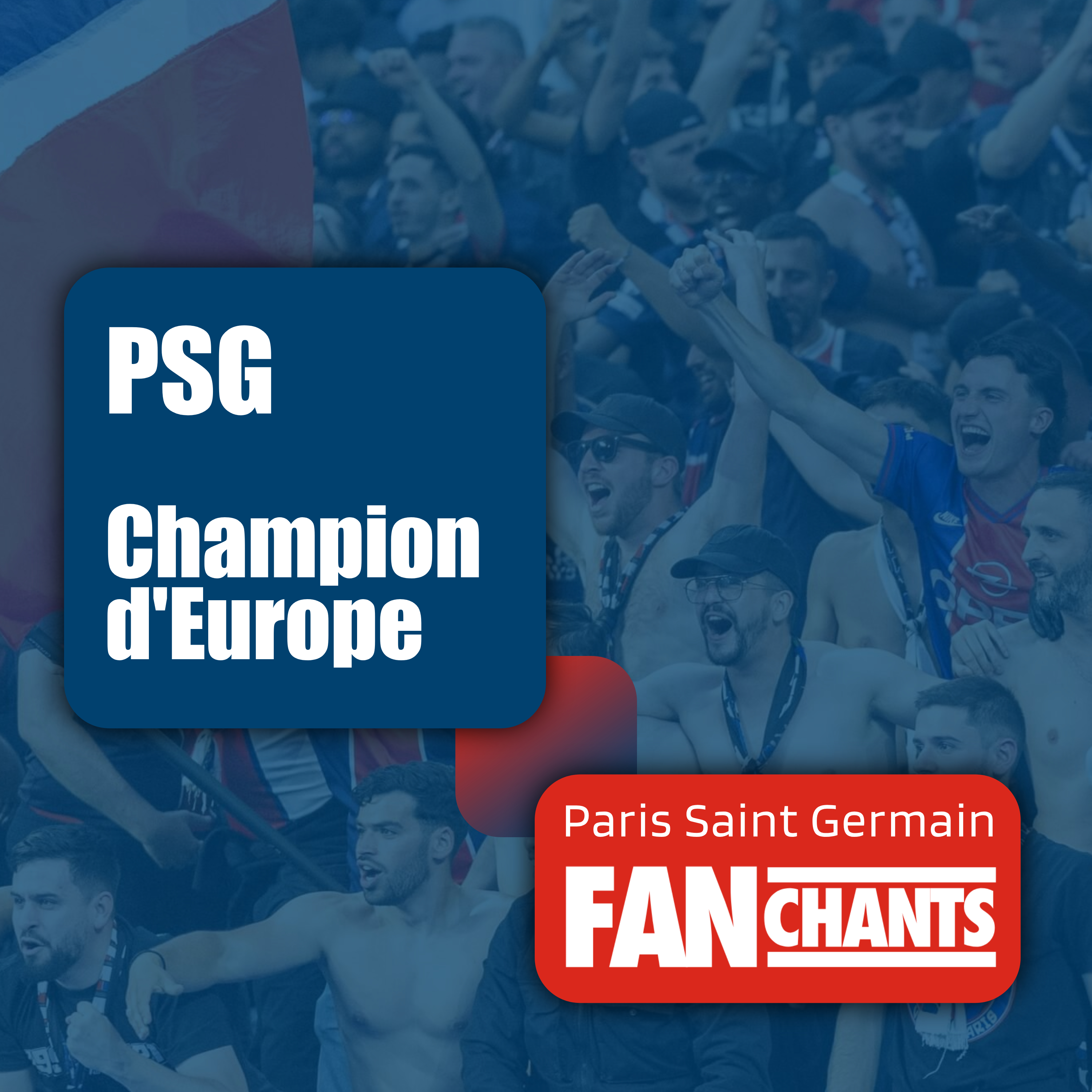 PSG, champion d'Europe album cover